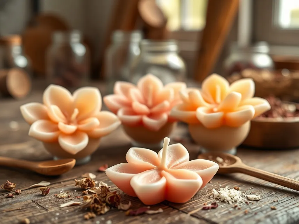 Jak zrobić świece sojowe kwiaty?